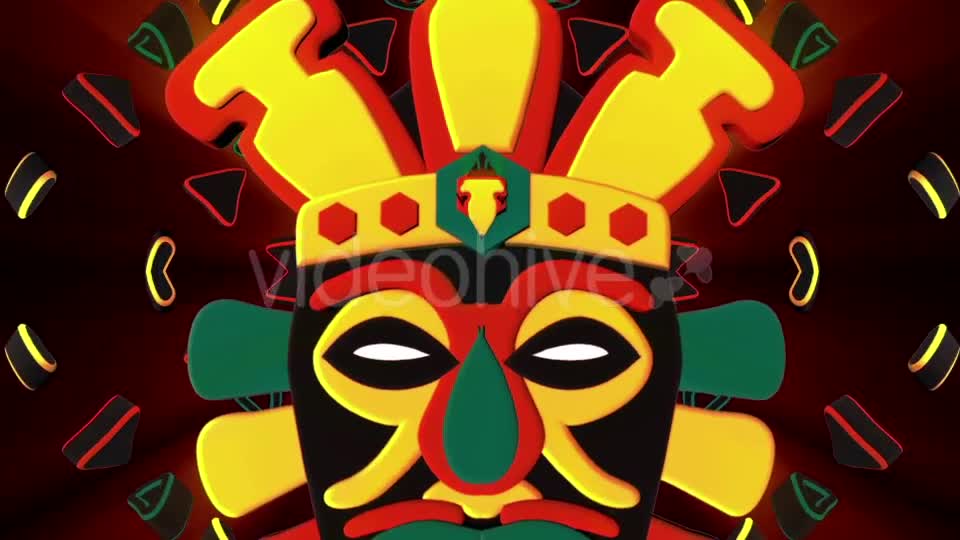 African Mask 03 Videohive 20898697 Motion Graphics Image 1