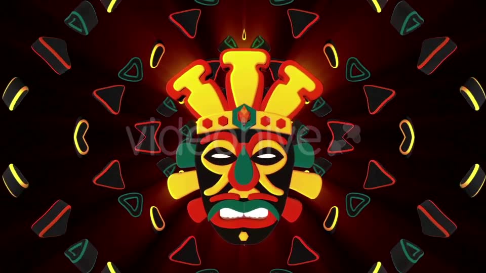 African Mask 03 Videohive 20898697 Motion Graphics Image 2