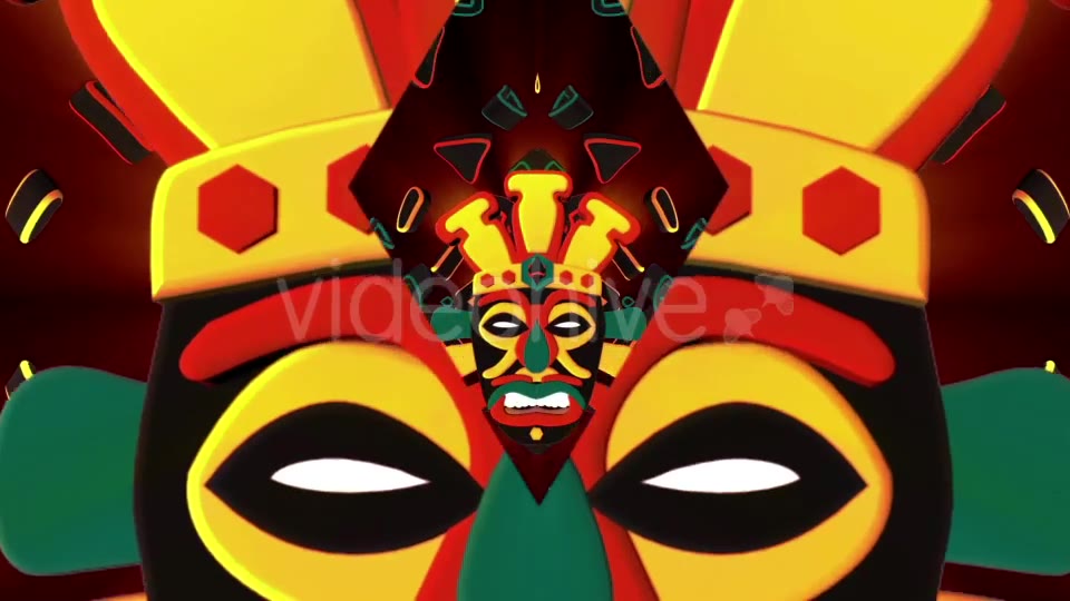 African Mask 03 Videohive 20898697 Motion Graphics Image 3