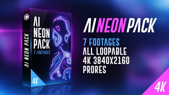 AI Neon Pack 4K - Videohive 25498091 Download