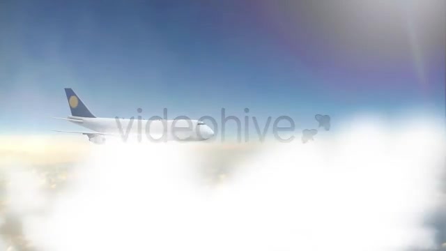 Aircraft Flying In The Clouds ( 2 Version ) Videohive 6017210 Motion Graphics Image 2