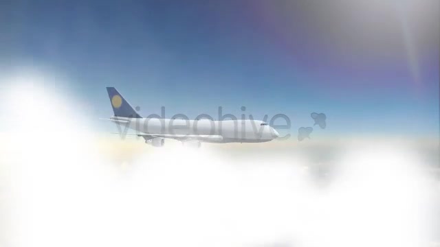 Aircraft Flying In The Clouds ( 2 Version ) Videohive 6017210 Motion Graphics Image 5