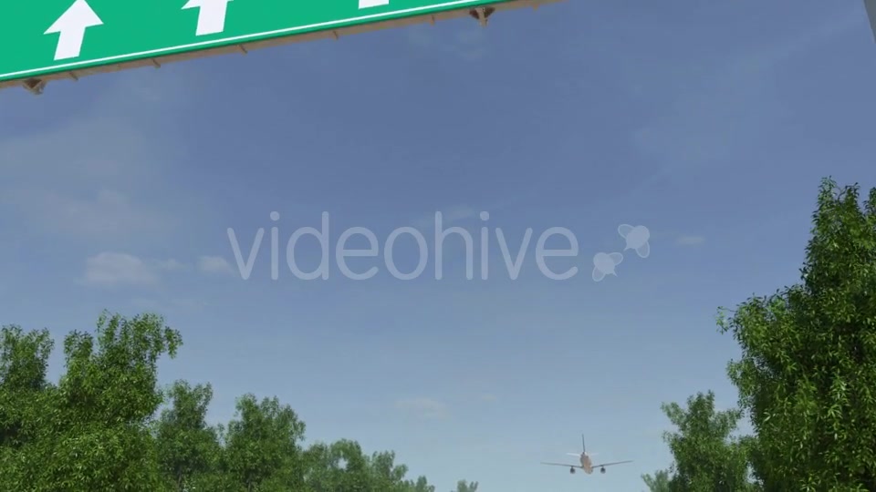 Airplane Arriving To Bangkok Airport Travelling To Thailand Videohive 19728676 Motion Graphics Image 6