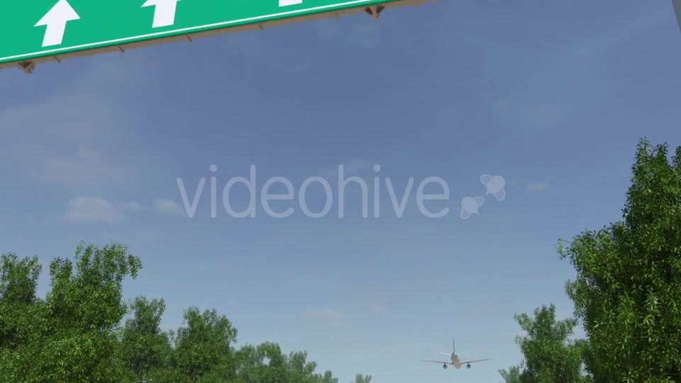 Airplane Arriving To Toronto Airport Travelling To Canada Videohive 19733924 Motion Graphics Image 6