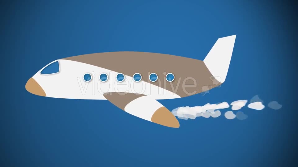 Airplane Cartoon Videohive 15315213 Motion Graphics Image 2