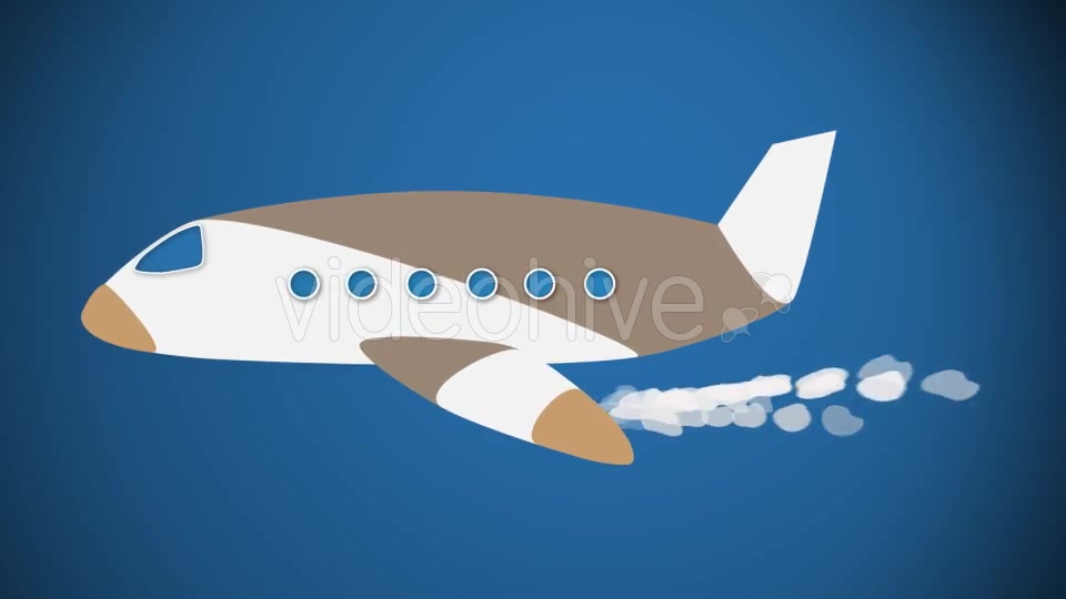 Airplane Cartoon Videohive 15315213 Motion Graphics Image 3