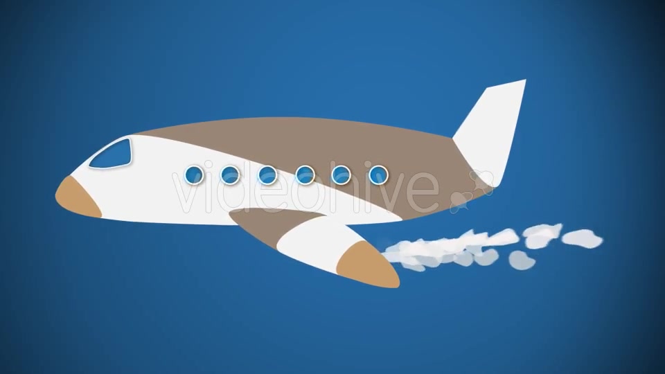 Airplane Cartoon Videohive 15315213 Motion Graphics Image 4