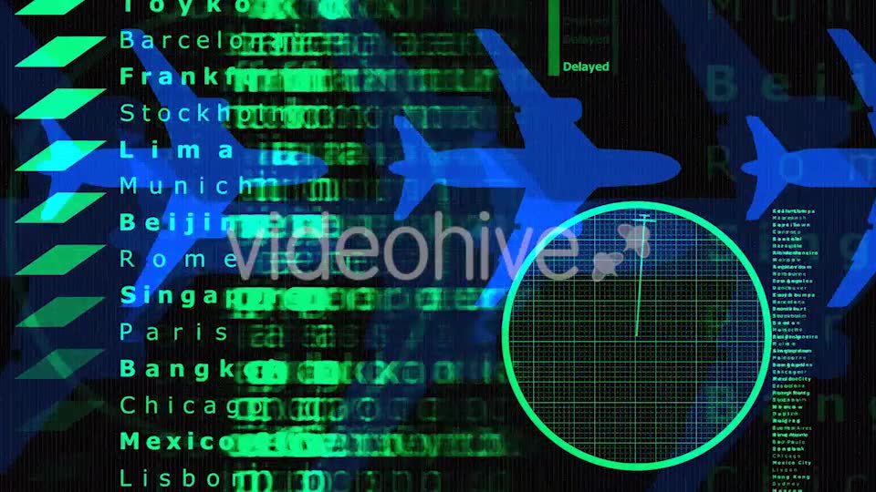 Airplane Data 09 Videohive 9160195 Motion Graphics Image 6