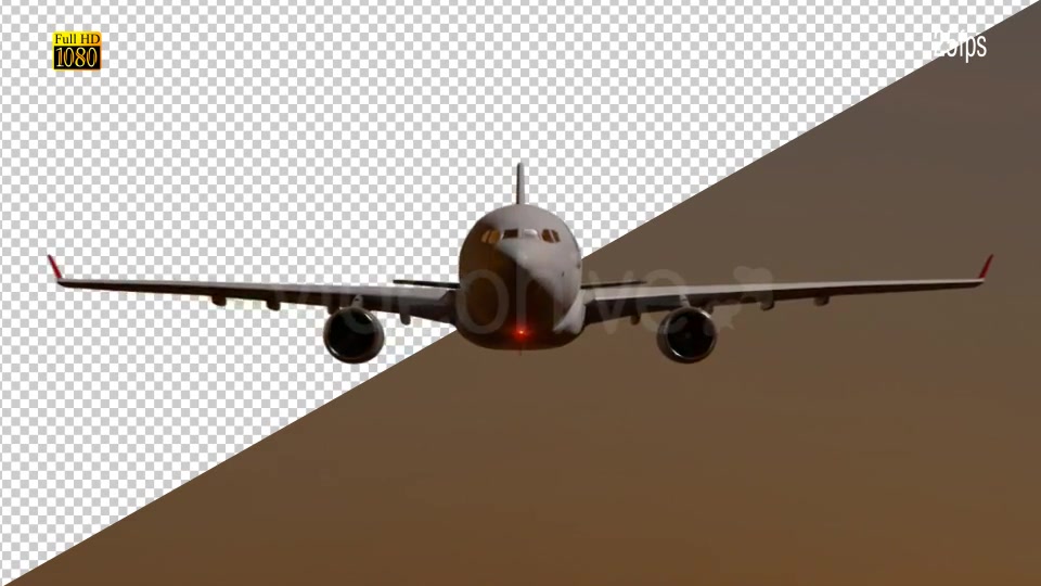 Airplane Day & Sunset Videohive 15328928 Motion Graphics Image 11