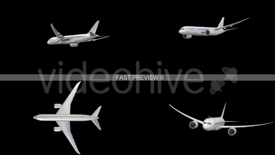 Airplane On Alpha Channel V2 Videohive 10542461 Motion Graphics Image 1