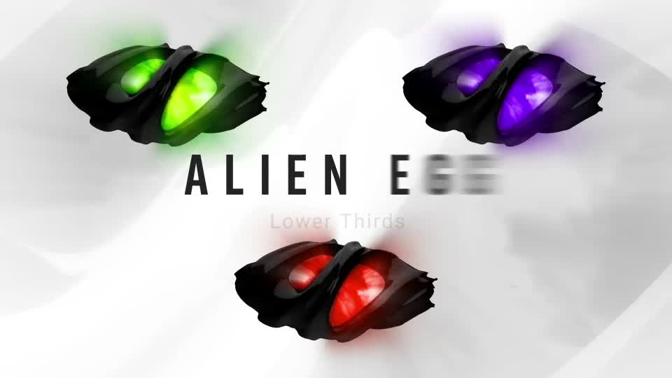 Alien Egg Lower Thirds Videohive 19458812 Motion Graphics Image 1