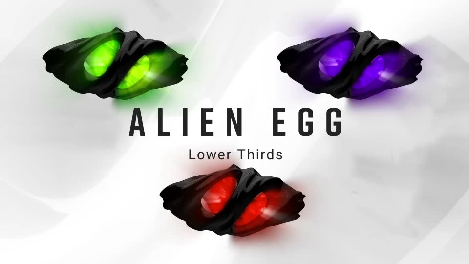 Alien Egg Lower Thirds Videohive 19458812 Motion Graphics Image 2