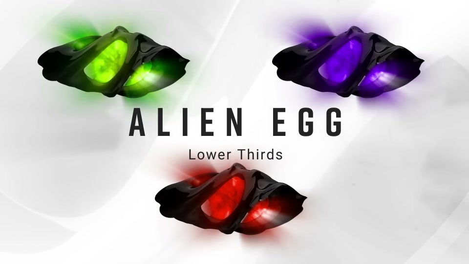 Alien Egg Lower Thirds Videohive 19458812 Motion Graphics Image 3