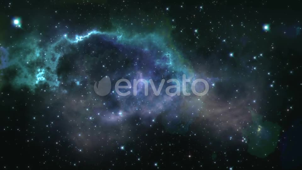 Alien Face Forming From the Stars with Space Background Videohive 22400530 Motion Graphics Image 1
