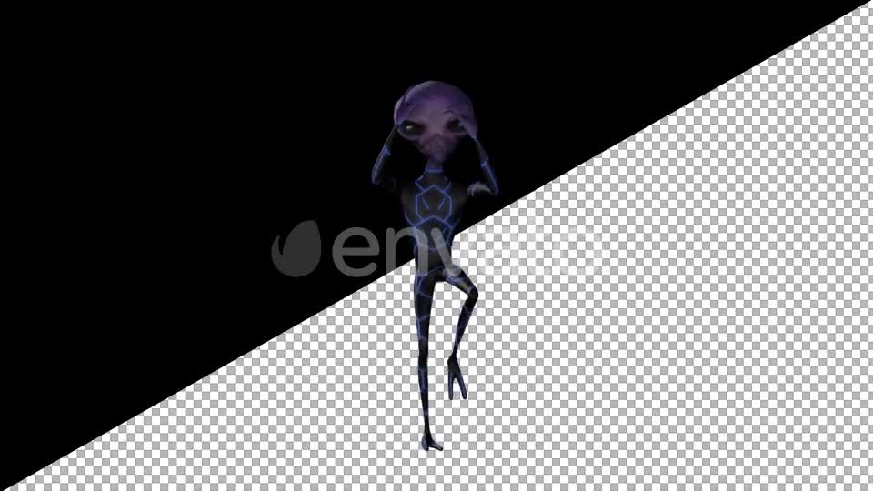 Alien Running Man Videohive 21729081 Motion Graphics Image 1