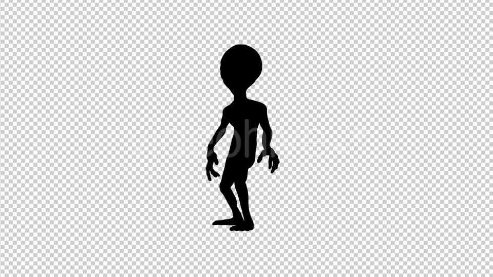 Alien Silhouette Videohive 20474312 Motion Graphics Image 1