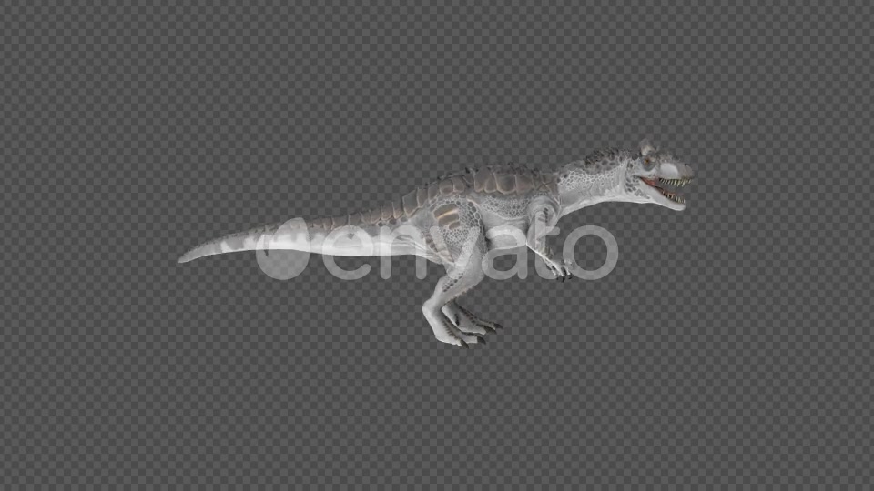 Allosaurus Dinosaur Roar Startled Swim 12 In 1 Videohive 22113637 Motion Graphics Image 6