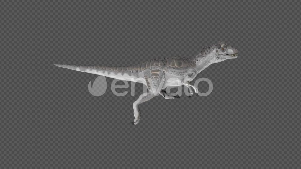 Allosaurus Dinosaur Roar Startled Swim 12 In 1 Videohive 22113637 Motion Graphics Image 9