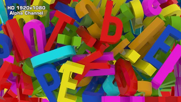 Alphabet Transition - 16635200 Download Videohive