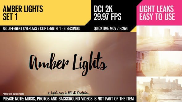 Amber Lights (HD Set 1) - Download 21283283 Videohive