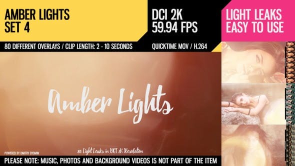 Amber Lights (HD Set 4) - Videohive 22593883 Download