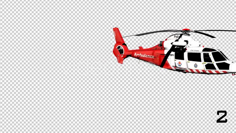 Ambulance Helicopter 3 Pack Videohive 20920532 Motion Graphics Image 8
