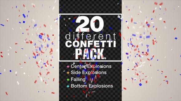 American Color Confetti - 23326740 Download Videohive