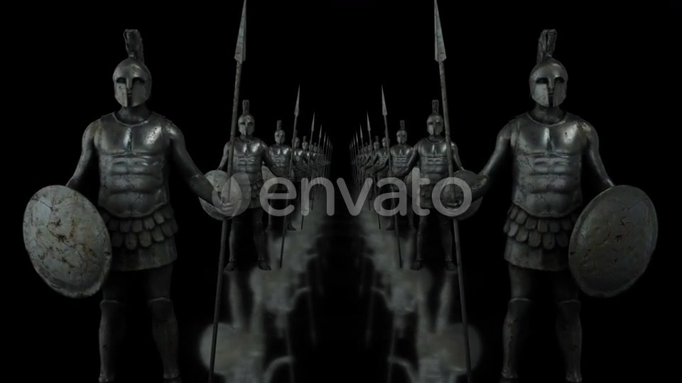 Ancient Warriors Statues Videohive 24323981 Motion Graphics Image 10