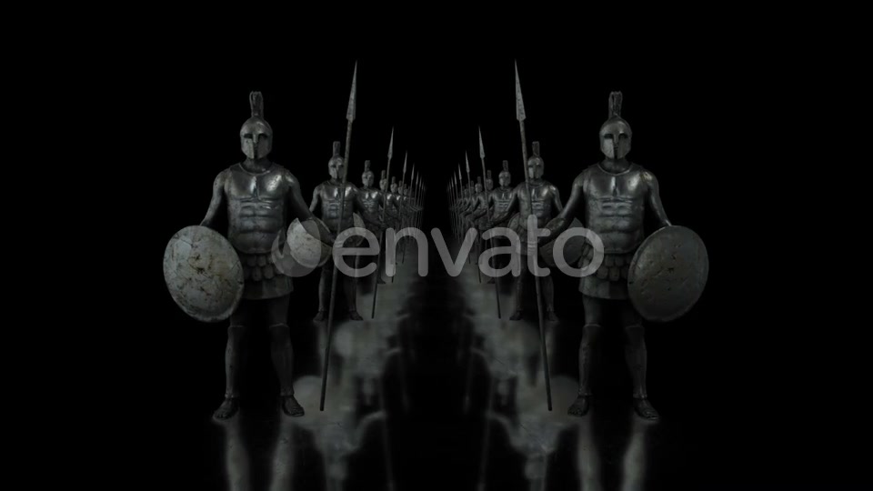 Ancient Warriors Statues Videohive 24323981 Motion Graphics Image 3