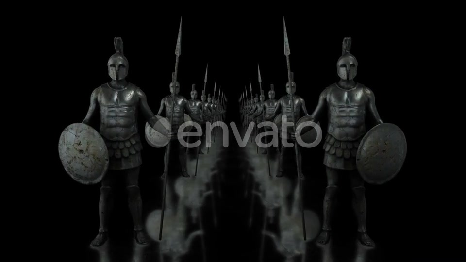 Ancient Warriors Statues Videohive 24323981 Motion Graphics Image 4