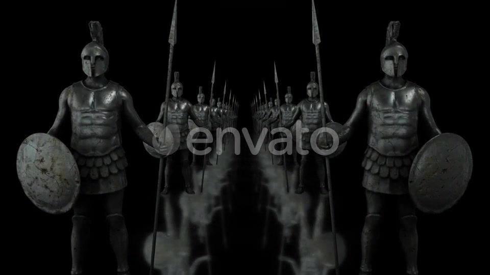 Ancient Warriors Statues Videohive 24323981 Motion Graphics Image 5