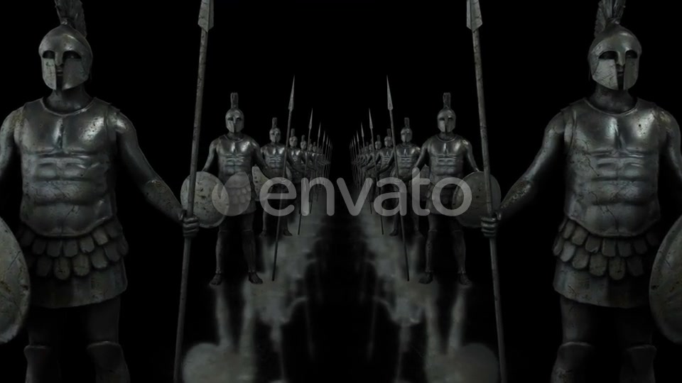 Ancient Warriors Statues Videohive 24323981 Motion Graphics Image 6