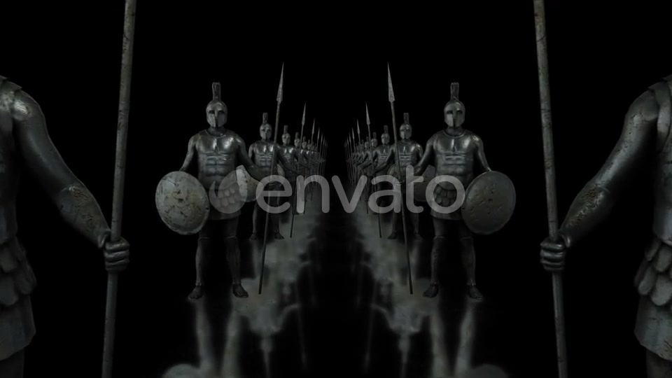 Ancient Warriors Statues Videohive 24323981 Motion Graphics Image 7