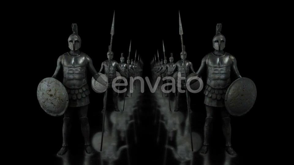 Ancient Warriors Statues Videohive 24323981 Motion Graphics Image 9