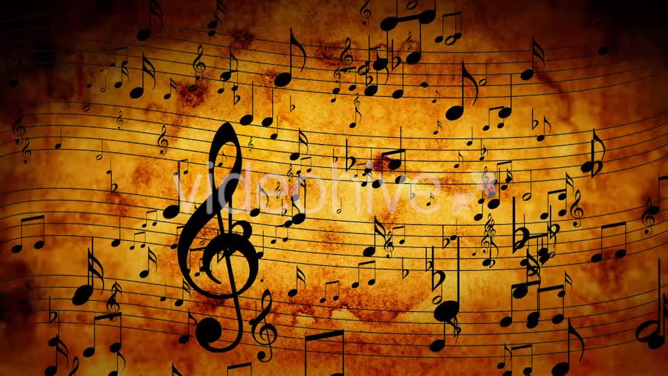 Animated Background With Musical Notes Videohive 14930842 Download