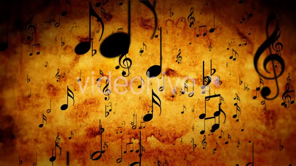 Animated Background With Musical Notes Videohive 15330851 Download