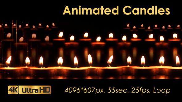 Animated Candles - Videohive 21608093 Download