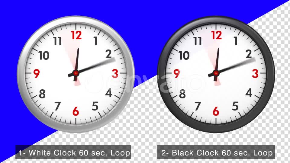 Animated Clock Videohive 25263119 Motion Graphics Image 1