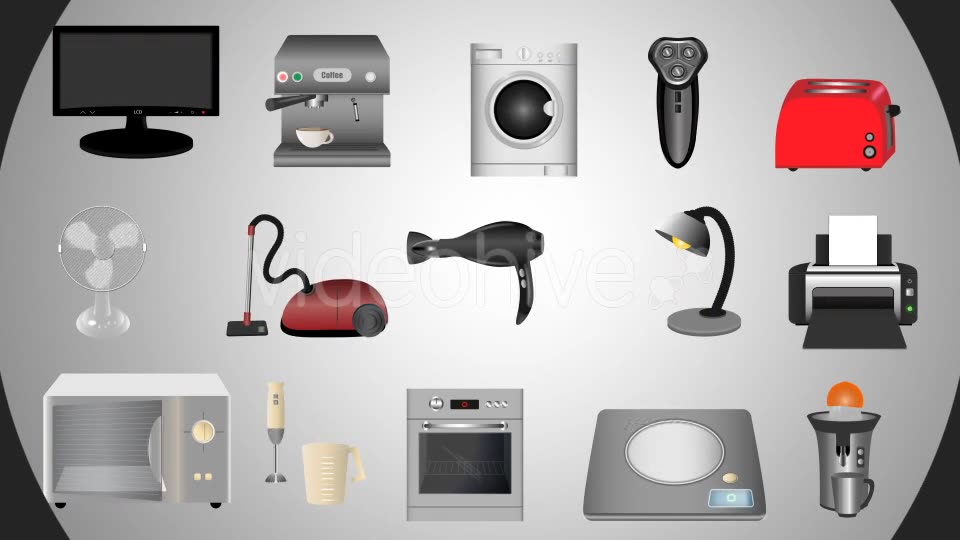 Animated Electrical Devices Videohive 19844926 Motion Graphics Image 2