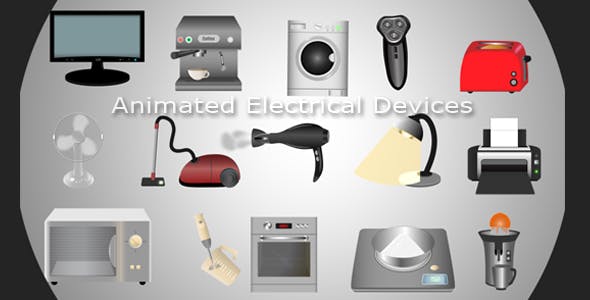 Animated Electrical Devices - Videohive Download 19844926