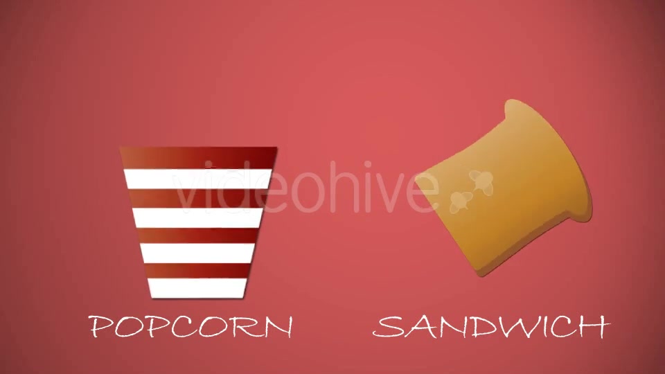 Animated Food Icons Videohive 16144698 Motion Graphics Image 4