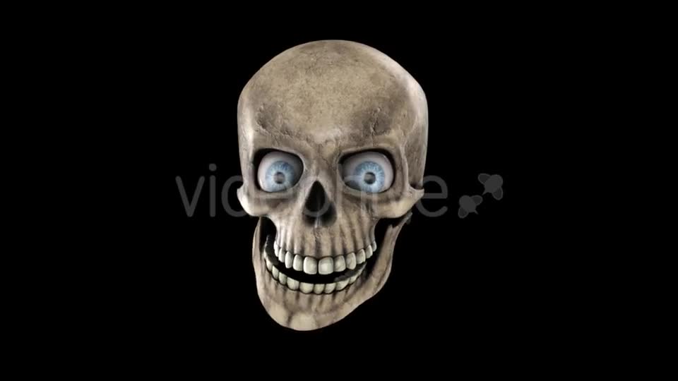 Animated Skull With Eyes Videohive 18244345 Motion Graphics Image 1