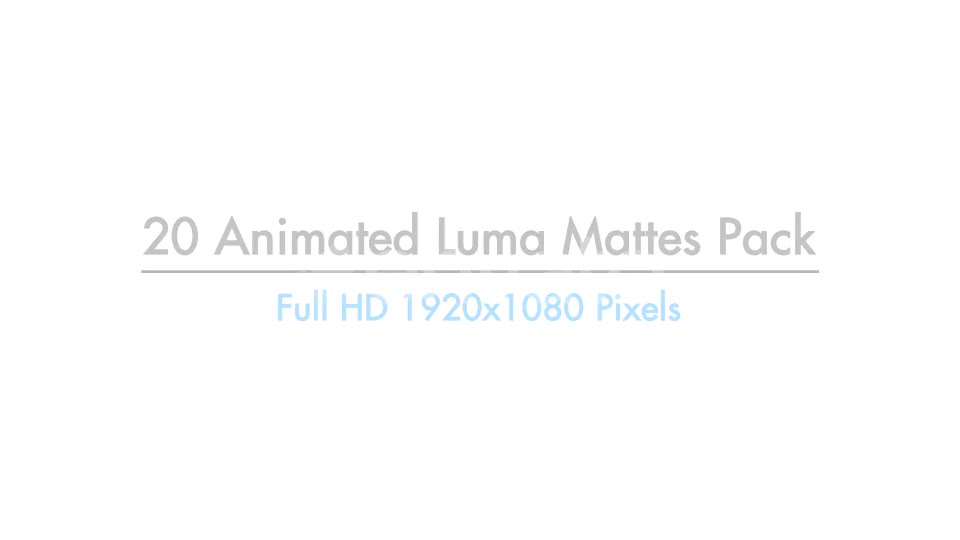 Animated Transition Mattes Pack Videohive 5424567 Motion Graphics Image 1