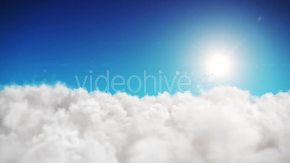 Animation Blue Sky And Sun Background With White Clouds Videohive 18429441 Motion Graphics Image 5