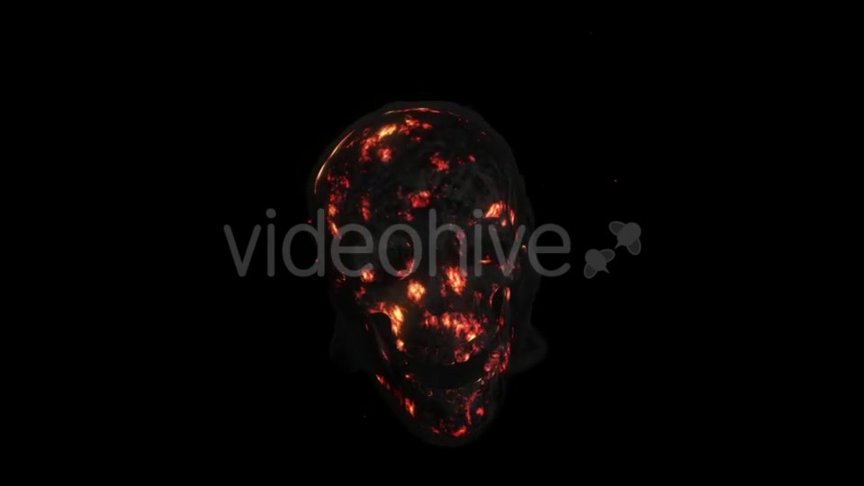 Animation Fire a Smoking Skull Videohive 19608273 Motion Graphics Image 6