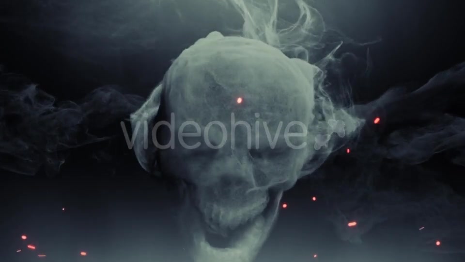 Animation Head Ghost Skull Smoke Videohive 19905645 Motion Graphics Image 7