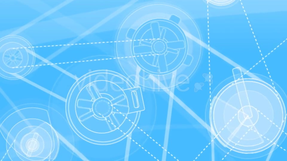 Animation Mechanisms, Blue Background Videohive 15354894 Motion Graphics Image 3