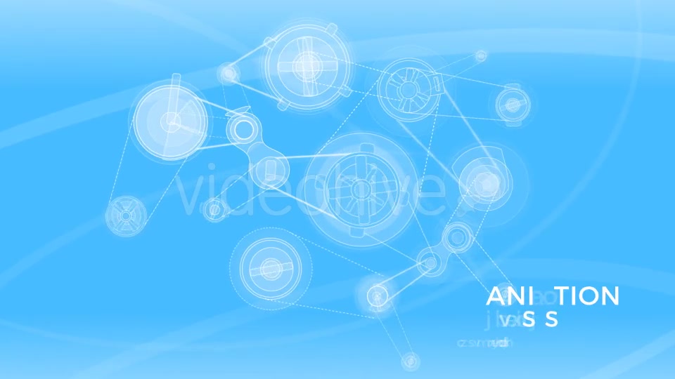 Animation Mechanisms, Blue Background Videohive 15354894 Motion Graphics Image 5