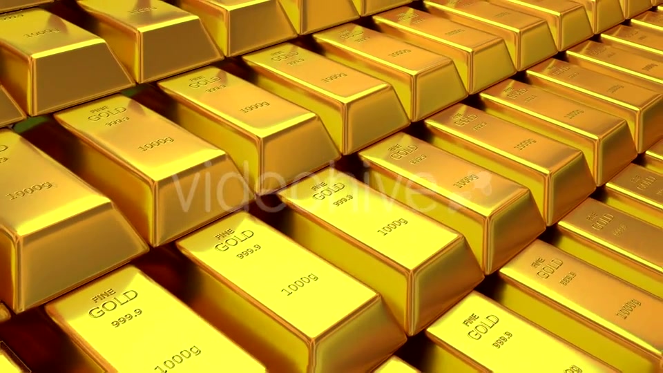 Animation of Gold Bars Videohive 13165113 Motion Graphics Image 4