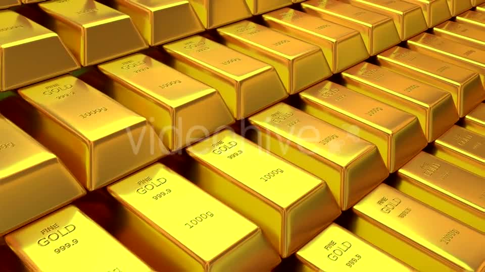 Animation of Gold Bars Videohive 13165113 Motion Graphics Image 7